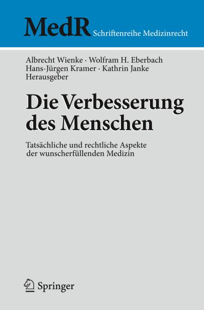 Cover for Albrecht Wienke · Die Verbesserung Des Menschen (Paperback Book) [2009 edition] (2009)