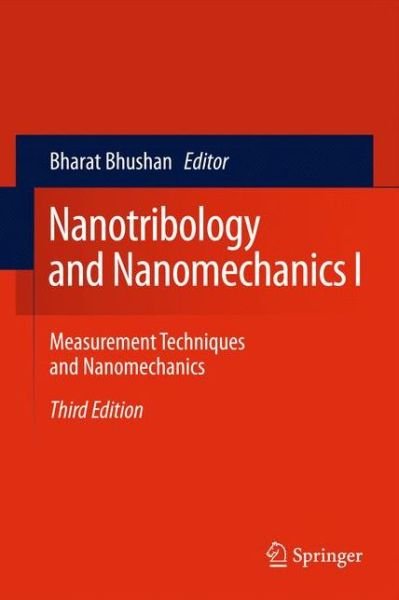 Cover for Bharat Bhushan · Nanotribology and Nanomechanics I: Measurement Techniques and Nanomechanics (Gebundenes Buch) (2011)