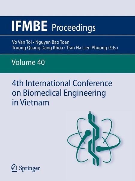 Cover for Vo Van Toi · 4th International Conference on Biomedical Engineering in Vietnam - IFMBE Proceedings (Taschenbuch) [2013 edition] (2012)
