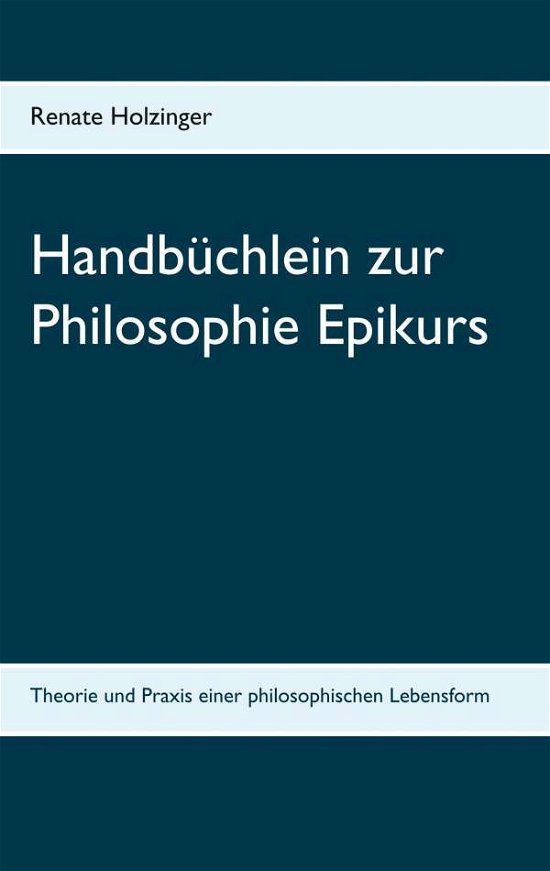 Cover for Holzinger · Handbüchlein zur Philosophie (Book)