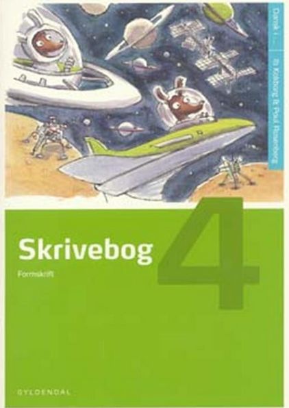 Cover for Ib Kokborg; Poul Rosenberg · Skrivebog 4 - Skråskrift (Sewn Spine Book) (1996)