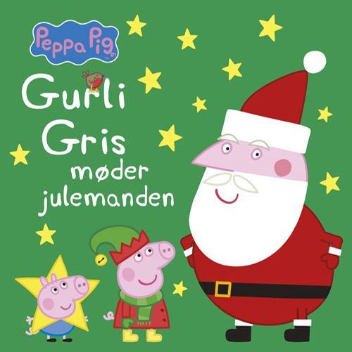 Cover for Gurli Gris: Peppa Pig - Gurli Gris møder julemanden (Bound Book) [1st edition] (2019)