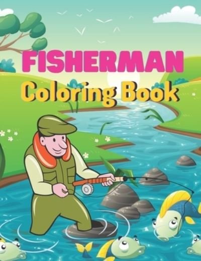 Cover for Eileen Badman · Fisherman Coloring Book (Paperback Bog) (2021)