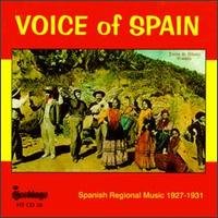 Voice Of Spain: Spanish Regional Music 1927-1931 - V/A - Música - HERITAGE - 0008637503826 - 21 de octubre de 1996