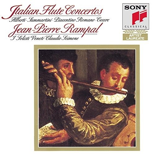 Cover for Rampal / Solisti Veneti · Italian Baroque Flute Concertos (CD) (1991)