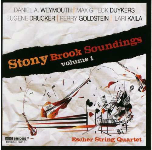 Cover for Weymouth / Duykers / Kaila / Escher String Quartet · Stony Brook Sounding 1 (CD) (2010)