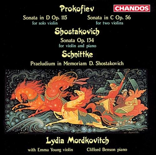 Cover for Mordkovitch / Young / Benson · Violinsonaten (CD) (1991)
