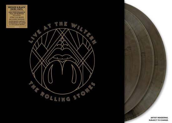 Cover for The Rolling Stones · Live at the Wiltern (LP) [Limited Black &amp; Bronze Swirl Vinyl edition] (2024)