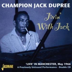 Cover for Jack -Champion- Dupree · Jivin' With Jack, Live (CD) (2002)