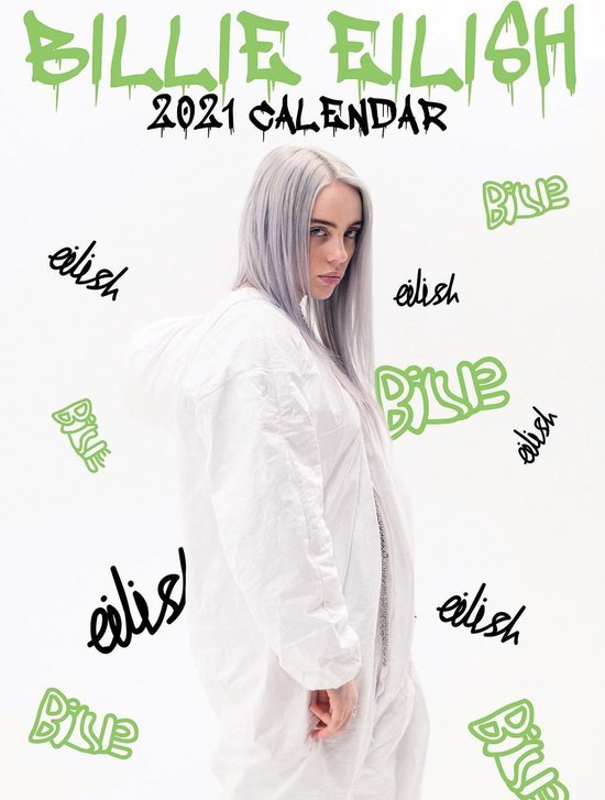 Billie Ellish 2021 Calendar -  - Koopwaar - OC CALENDARS - 0616906770826 - 