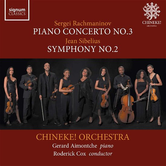 Cover for Chinke! Orquestra / Roderick Cox / Gerard Aimontche · Rachmaninov Piano Concerto No.3 &amp; Sibelius Symphony No. 2 (CD) (2018)