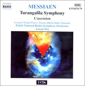 Turangalila Symphony - O. Messiaen - Musikk - NAXOS - 0636943447826 - 3. desember 2000