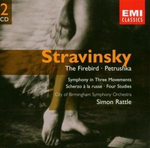 Stravinsky: Firebird - Rattle Simon / City of Birming - Musiikki - WEA - 0724358553826 - perjantai 27. elokuuta 2004