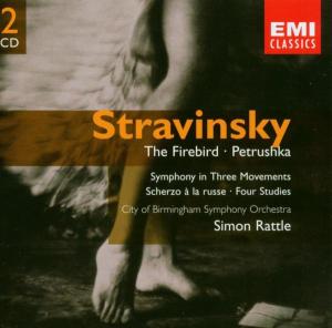 Stravinsky: Firebird - Rattle Simon / City of Birming - Musik - WEA - 0724358553826 - 27. august 2004