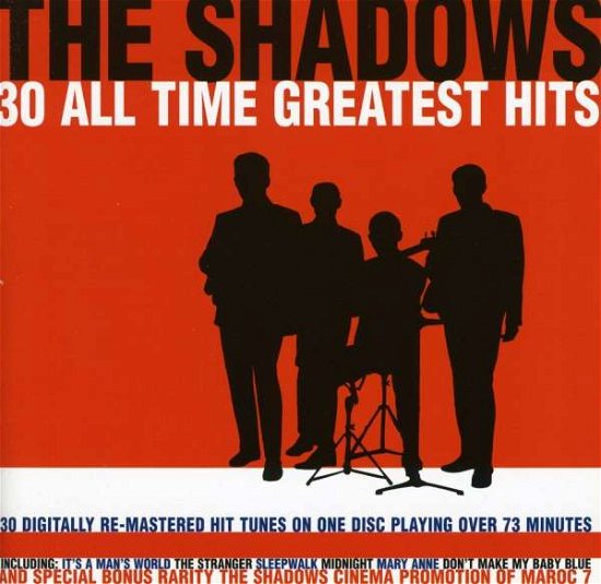 Cover for The Shadows · 30 All Time Greatest Hits (Digitally Remastered) (CD) (2014)