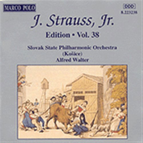 Cover for Strauss / Walter / Slovak State Philharmonic · Complete Orchestral Works 38 (CD) (1994)