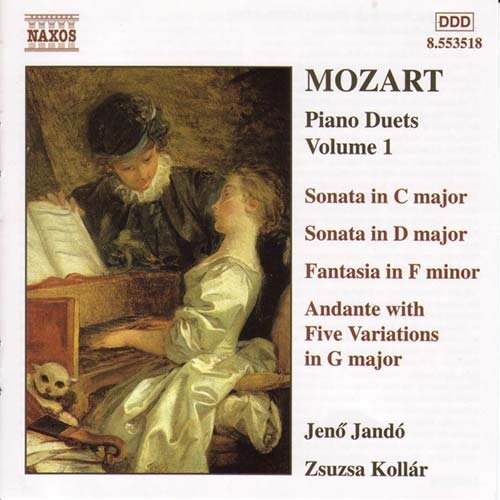 Piano Duets Vol.1 - Wolfgang Amadeus Mozart - Music - NAXOS - 0730099451826 - July 17, 2000