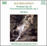 Cover for Rachmaninoff / Biret · 24 Preludes / Cinq Morceaux De Fantaisie (CD) (1994)