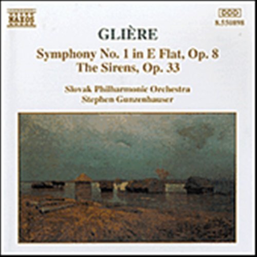 Cover for Gliere / Gunzenhauser / Slovak Philharmonic · Symphony 1 / Sirens (CD) (1995)