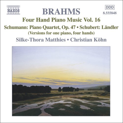 Four Hand Piano Music 16 - Brahms / Thora Matthies / Kohn - Music - NAXOS - 0747313584826 - August 29, 2006