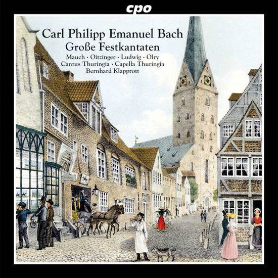 Cover for Bach,c.p.e. / Mauch / Oitzinger / Olry · Festive Cantatas (CD) (2017)