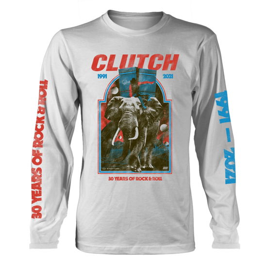 Cover for Clutch · Elephant (White) (Pullover / Bluse) [size M] [White edition] (2021)