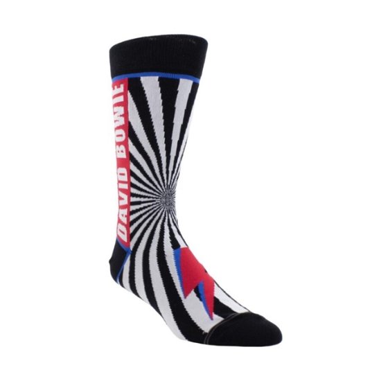Cover for David Bowie · David Bowie Flash Stripes Crew Socks (One Size) (Klær) (2024)