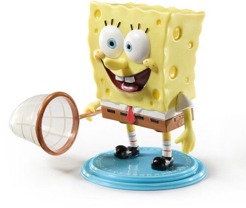 Spongebob Square Pants Bendyfig Spongebob af - Noble Collection - Merchandise - THE NOBLE COLLECTION - 0849421008826 - July 27, 2023