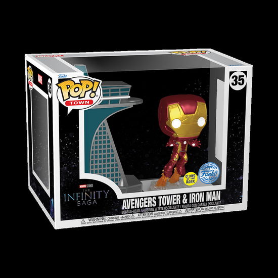 Avengers 2 Iron Man Gitd Pop! Town #35 - Px - Avengers 2 Iron Man Gitd Pop! Town #35 - Px - Produtos - Funko - 0889698745826 -