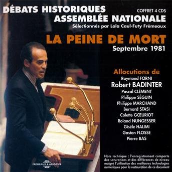 Cover for Robert Badinter · La Peine De Mort (CD) (2010)