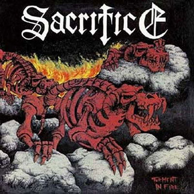 Cover for Sacrifice · Torment in Fire (Splatter Vinyl) (LP) (2022)