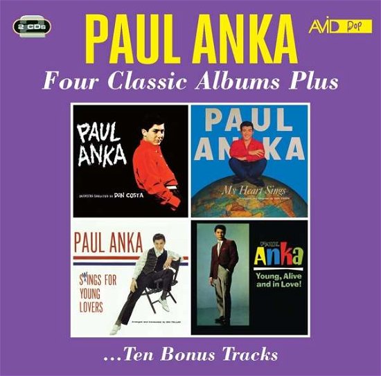 Four Classic Albums Plus - Paul Anka - Música - AVID POP - 5022810338826 - 2 de abril de 2021