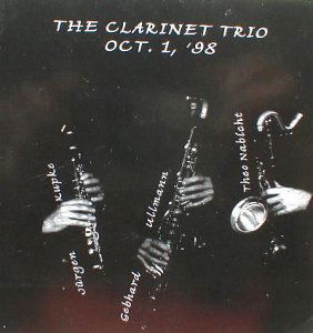 Cover for Gebhard Ullmann · Clarinet Trio 1998 (CD) (2011)