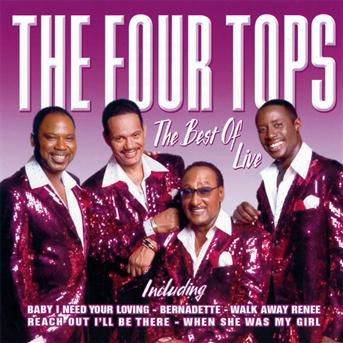 Cover for The Four Tops · The Best of Live (CD) (2019)