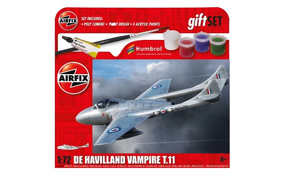 Airfix - 1:72 Hanging Gift Set De Havilland Vampire T.11 - Airfix - Merchandise - H - 5055286704826 - 