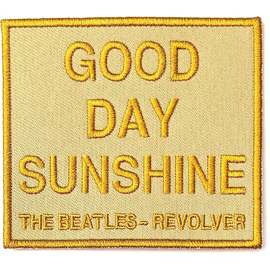 The Beatles Standard Woven Patch: Good Day Sunshine - The Beatles - Mercancía -  - 5056170691826 - 