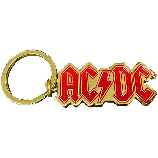 Cover for AC/DC · AC/DC Keychain: Logo Gold (Enamel In-fill) (MERCH)