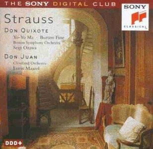 Cover for Ma Yo Yo / Fine Burton / Boston Symphony Orchestra / Ozawa Seiji / Cleveland Orchestra / Maazel Lori · Don Quixote Op. 35 / Don Juan Op. 20 / Symphonisches Fragment Aus ''die Liebe D (CD) (1995)