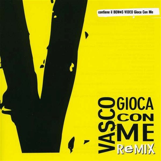 Cover for Rossi Vasco · Gioca Con Me (SCD) [Remix edition]