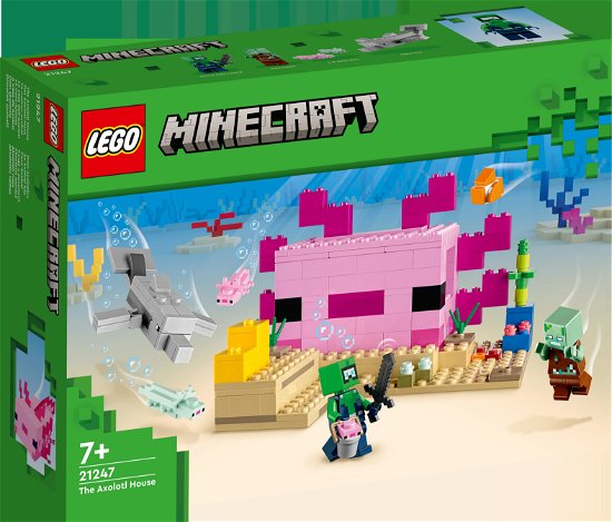 Lego: 21247 - Minecraft - The House Of The Axolotl - Lego - Merchandise -  - 5702017415826 - 