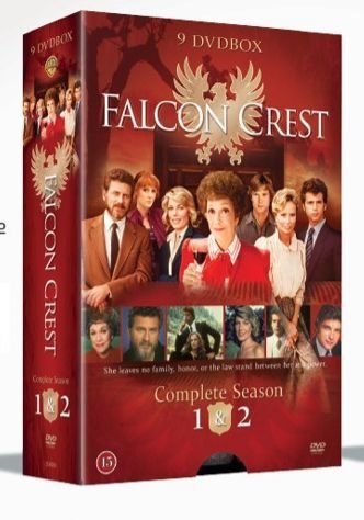 Cover for Udgået · Udgået Falcon Crest Sæson 1 &amp; 2* (DVD) (2016)