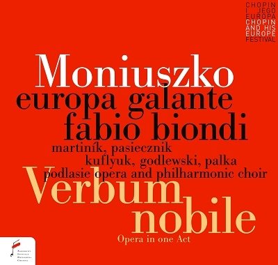 Cover for Fabio Biondi  Podlasie Opera a · Moniuszko Verbum Nobile (CD) (2023)