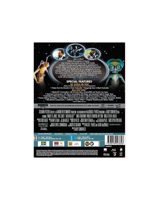 Cover for Men in Black · Men in Black Steelbook (4K UHD Blu-ray) (2022)