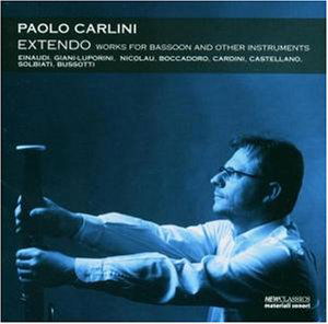 Cover for CARLINI PAOLO (Ludovico Einaudi. Sylvano Bussotti) · Extendo (CD) (2014)