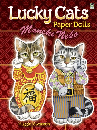 Cover for Maggie Swanson · Lucky Cats: Paper Dolls Maneki Neko - Dover Paper Dolls (Paperback Book) (2012)