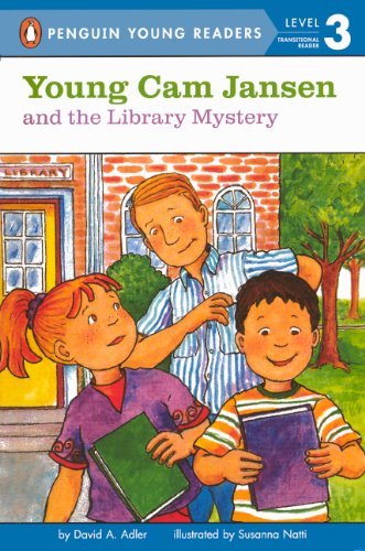 Cover for David A. Adler · Young Cam Jansen and the Library Mystery (Turtleback School &amp; Library Binding Edition) (Easy-to-read Young Cam Jansen - Level 2) (Hardcover bog) [Turtleback School &amp; Library Binding edition] (2002)
