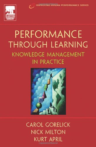 Cover for Kurt April · Performance Through Learning (Taschenbuch) (2004)