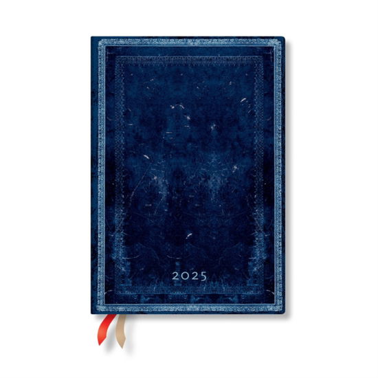 Paperblanks · Inkblot (Old Leather Collection) Midi 12-month Vertical Hardback Dayplanner 2025 (Elastic Band Closure) - Old Leather Collection (Hardcover Book) (2024)