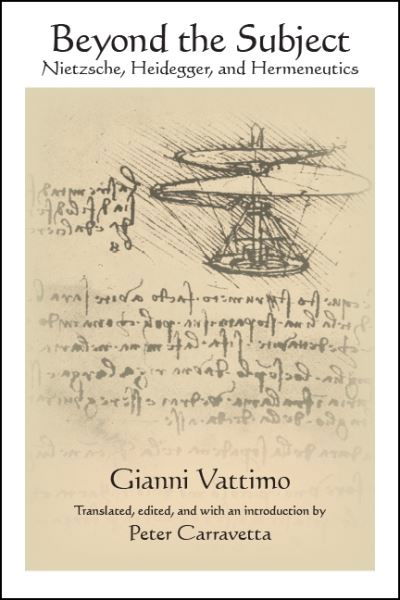 Cover for Vattimo CARRAVETTA · Beyond the Subject (Book) (2020)