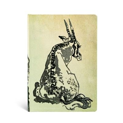 Cover for Paperblanks · Solitary Oryx (Alistair Bell Collection) Midi Lined Hardcover Journal (Elastic Band Closure) - Alistair Bell Collection (Hardcover Book) (2015)